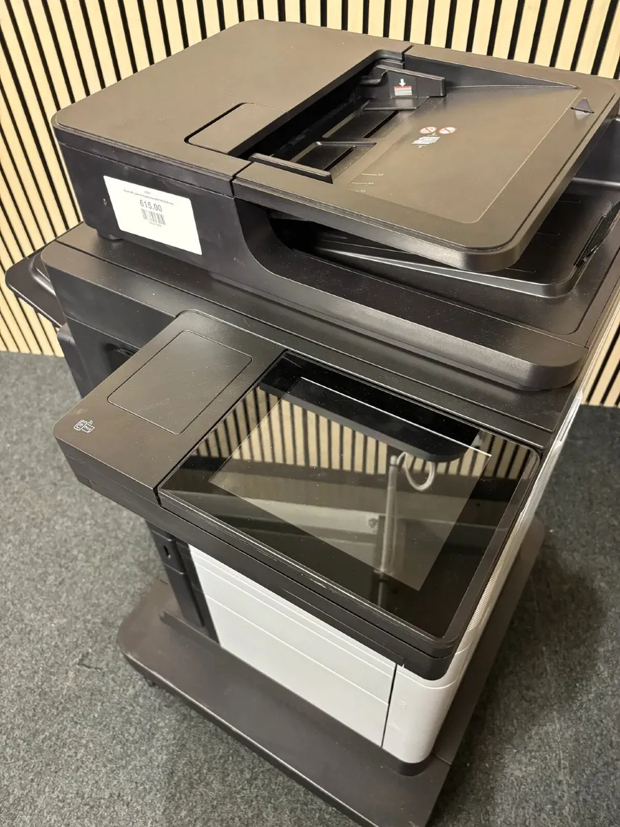 Black HP LaserJet Enterprise MFP M630 Printer @CJM - Image 2