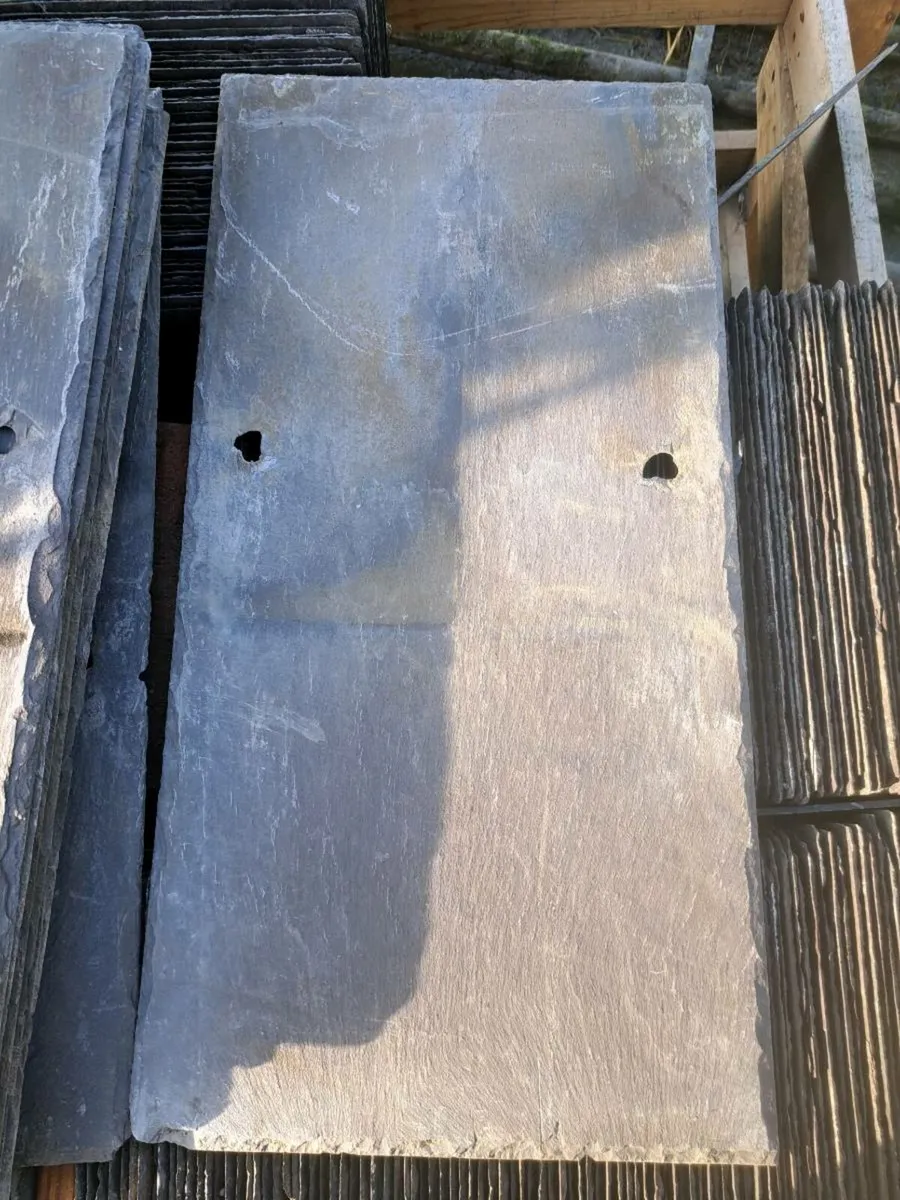 500 qty 24x12 Reclaimed Bangor Blue Slates