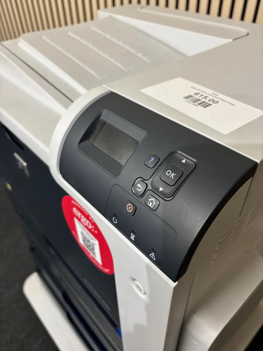 White HP Colour LaserJet CP4525 Printer @ CJM - Image 4