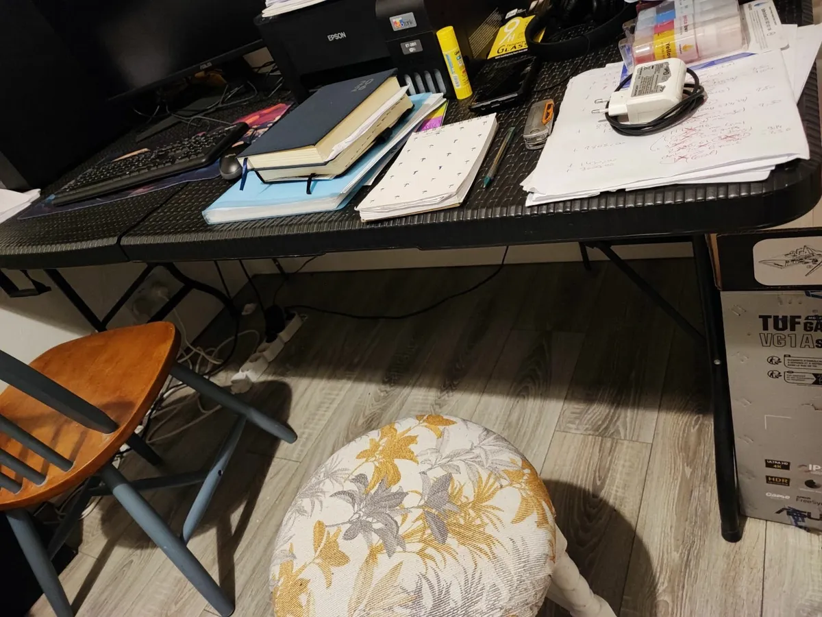 Table and 2 benchs for camping - Image 2