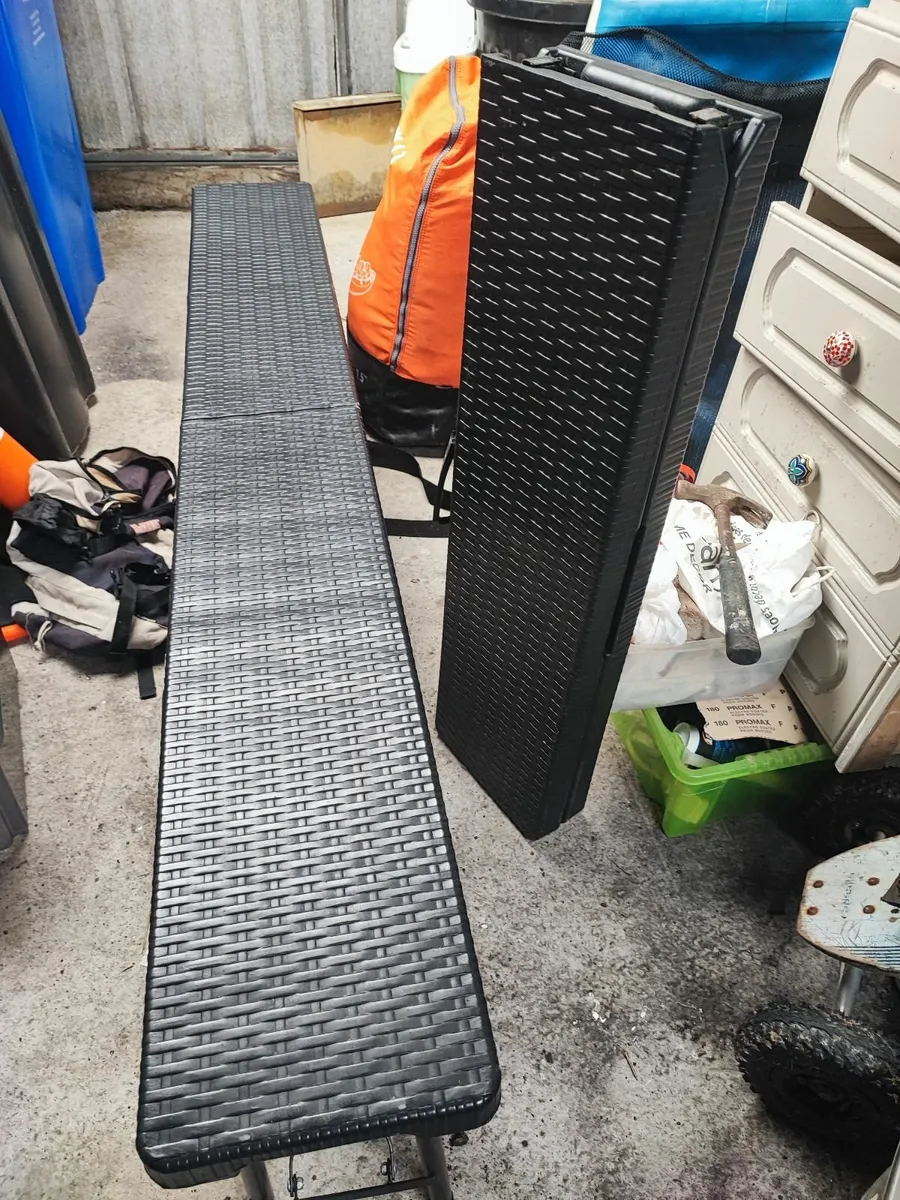 Table and 2 benchs for camping - Image 3