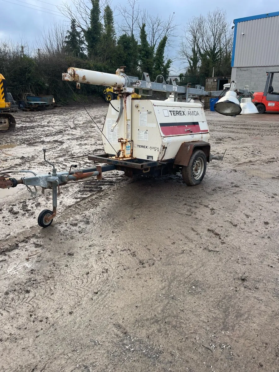 Terex lighting tower - Image 1