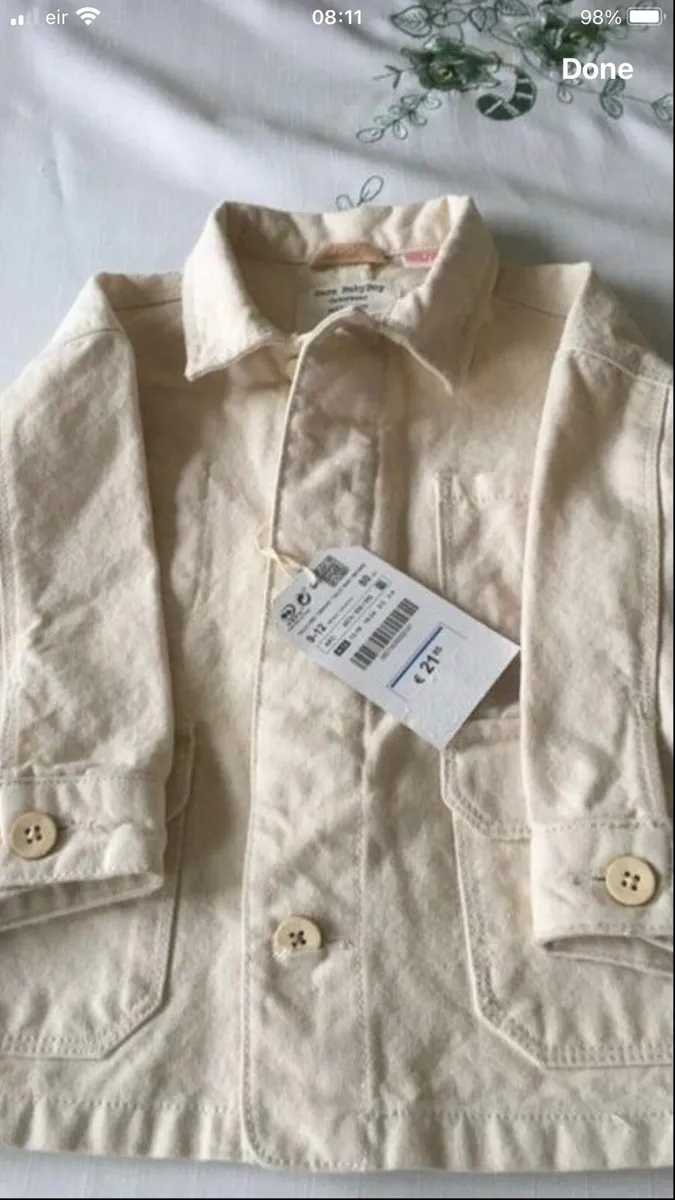 Boys BNWT Zara jacket 9/12 mths €8 - Image 1
