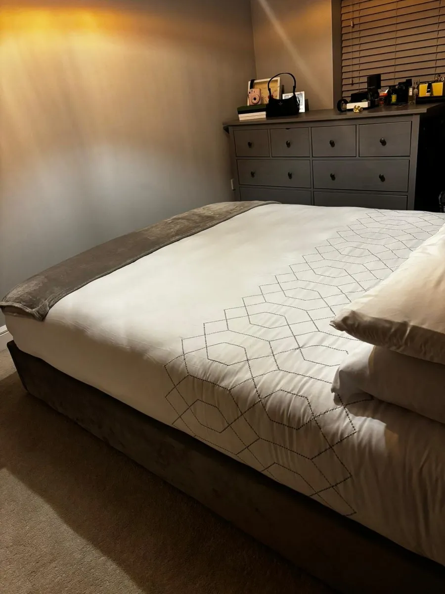 King size Bed and mattress - Image 2