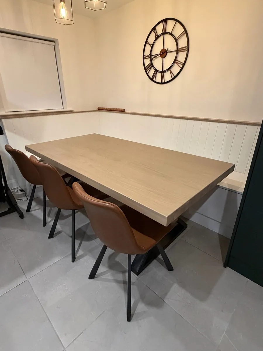 Large Sturdy Dining Room Table - Image 3