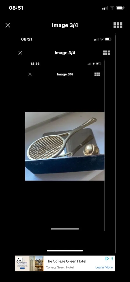 Tennis -Desktop Letter/ Notepad Holder - Image 3