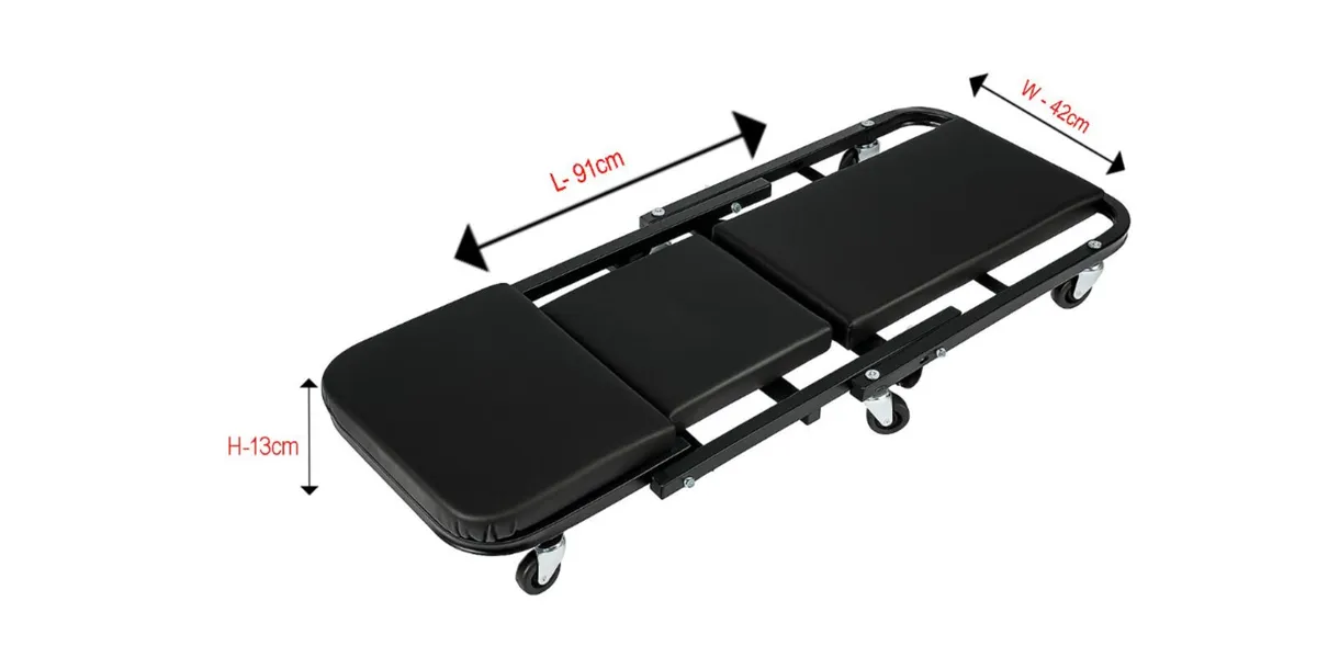 Foldable Z Creeper Mechanic Creeper Stool - Image 4