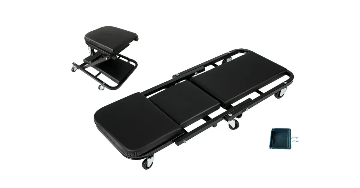 Foldable Z Creeper Mechanic Creeper Stool - Image 3