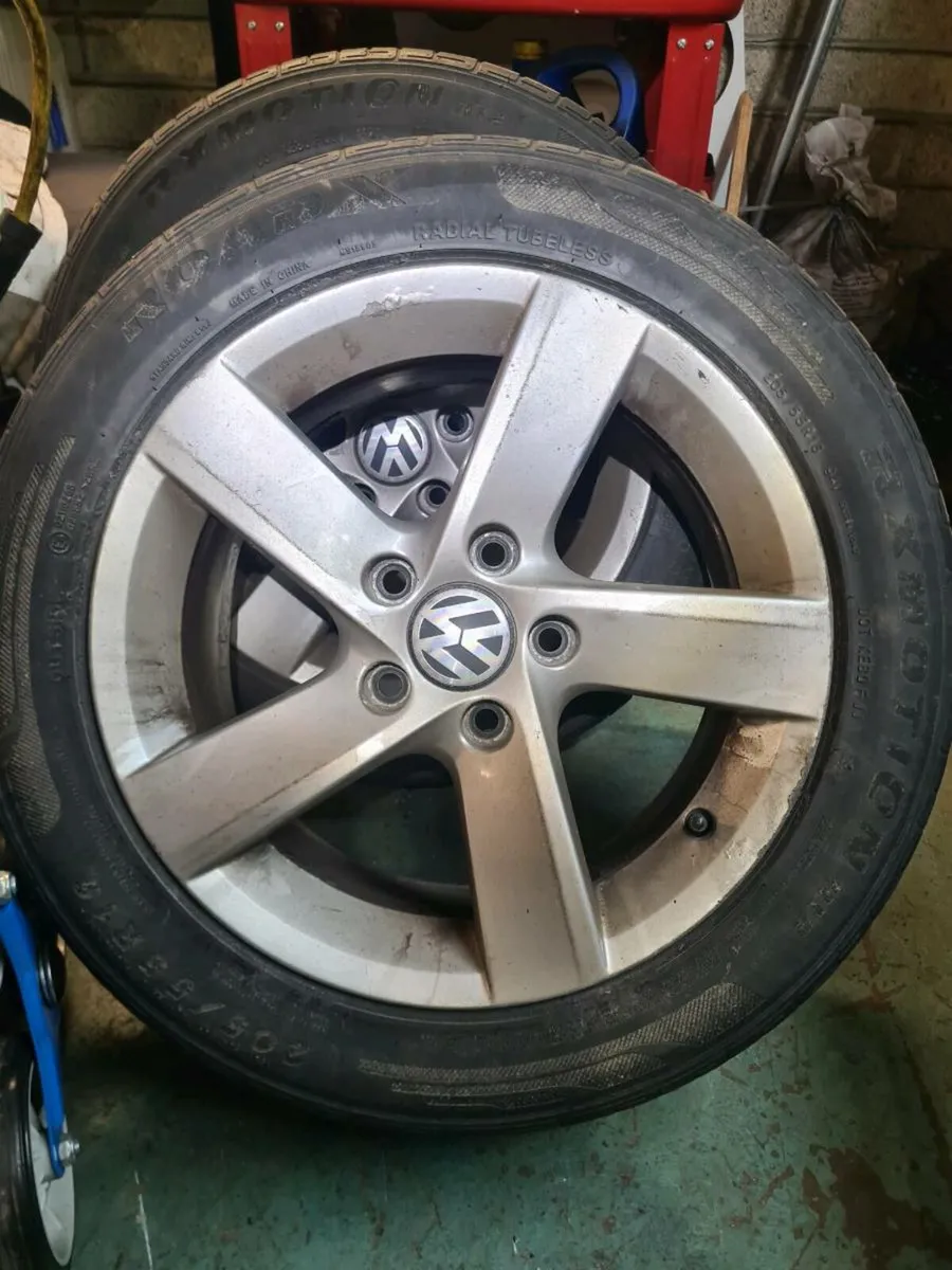 4x 16 inch vw alloys - Image 1
