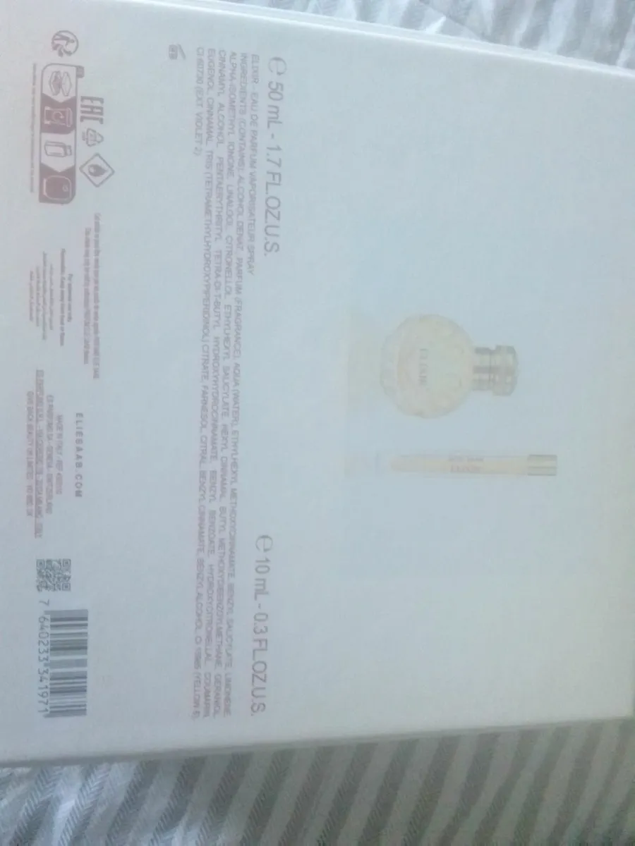 ELIE SABB  ELIXIR EDP 50ml plus mini 10ml GIFT SET - Image 2