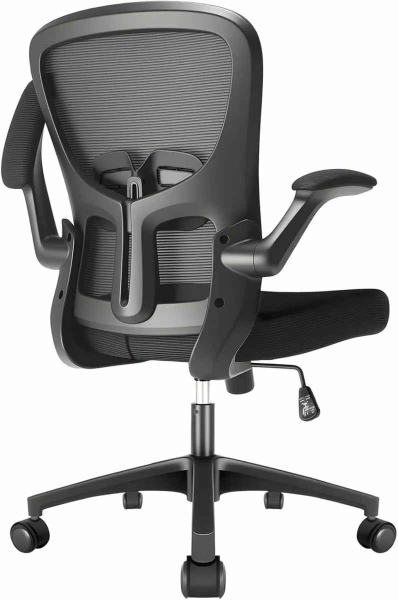 Office Chair Mid-Back Desk with Lumbar Support - Image 1
