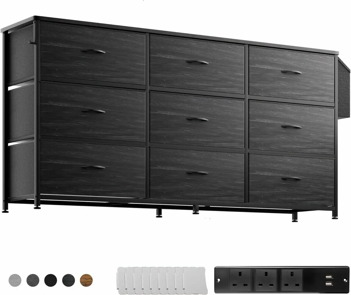 Fabric Chest of Drawers - Large TV Stand for - Image 1