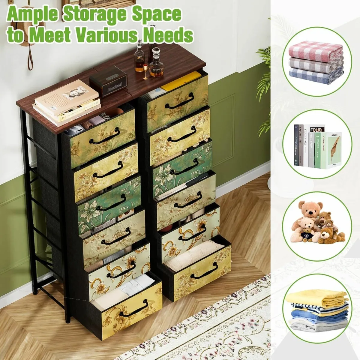 Chest of Drawers Bedroom - Dresser for Fabric - Image 4