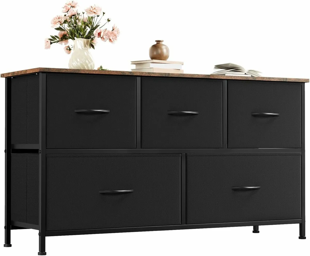 Chest of Drawers with 5 Wide Storage Organiser - Image 1