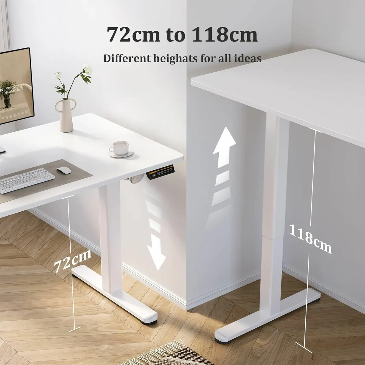 Electric Standing Desk Adjustable Height Stand up - Image 4