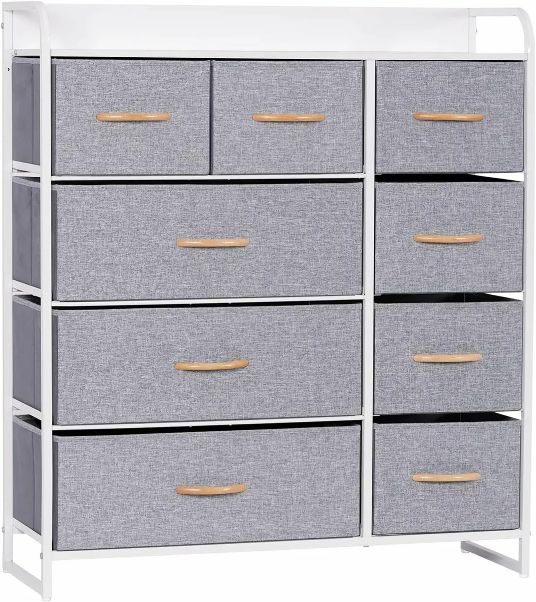 Chest of Drawers Bedroom 9 Drawer Furniture - Image 1
