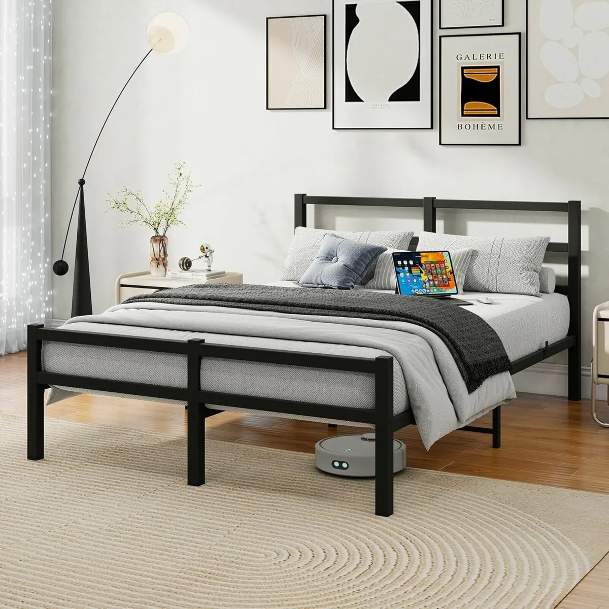 5ft King Bed Frame with Headboard 150x200cm Size - Image 3