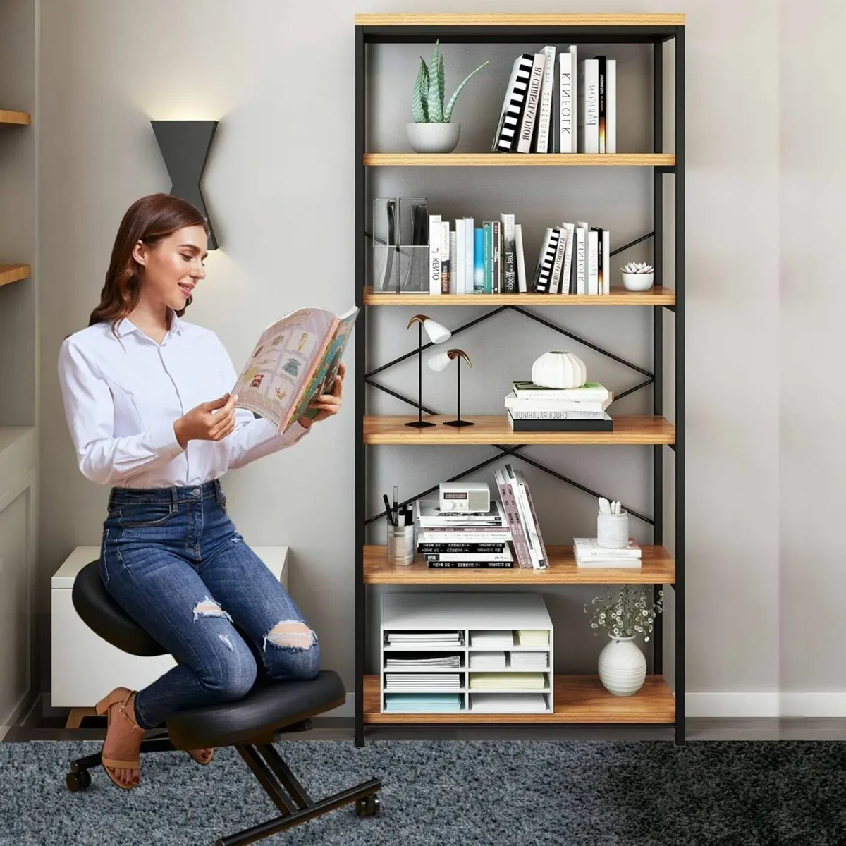 Kneeling Chair Ergonomic with Thick Memory Foam - Image 2