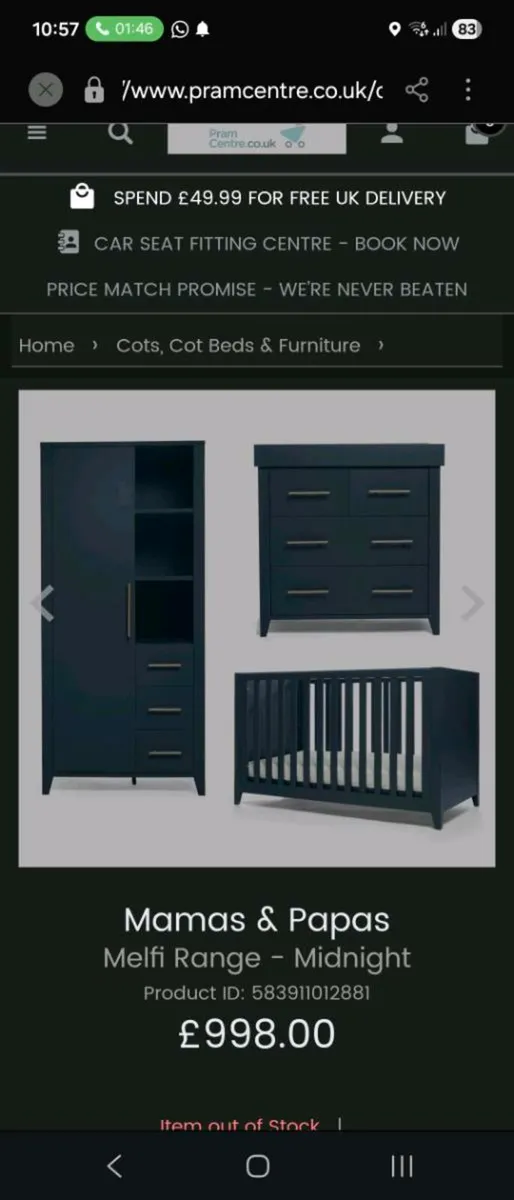 Nursery furniture set - Image 1