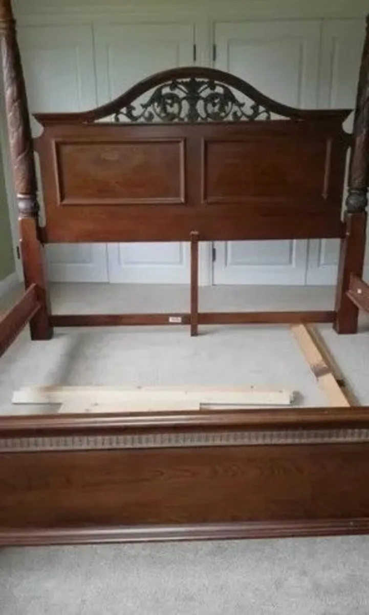 American King Size bed and mattress - Image 1