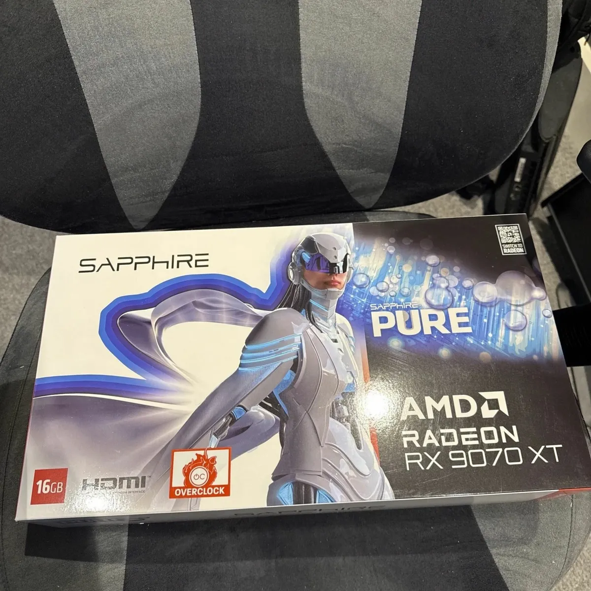 AMD Radeon RX 9070 XT Sapphire Pure OC 16GB - Image 1