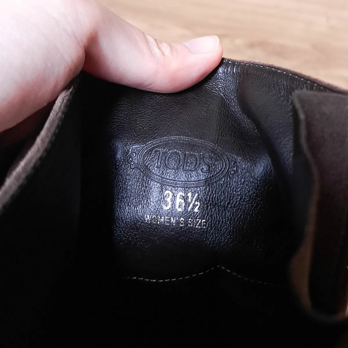 Tods Brown Knee High Suede Buckle Boots 36.5EU - Image 2