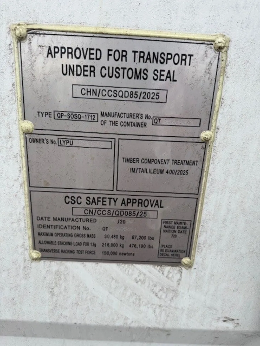 40FT HIGH CUBE CONTAINER - Image 4