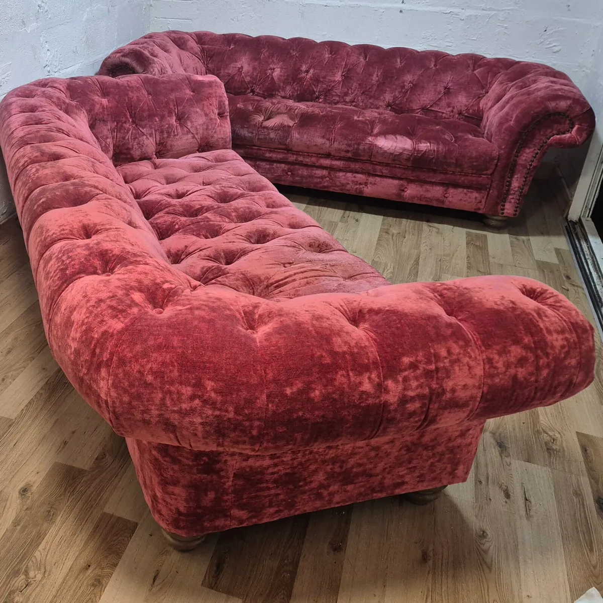 2 x Chesterfield sofas ,Dublin Delivery - Image 1