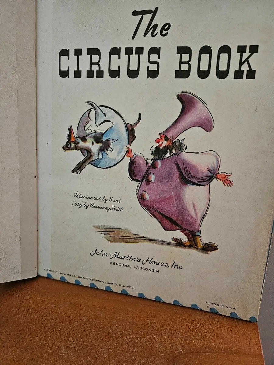Vintage Circus Book 1920's - Image 3
