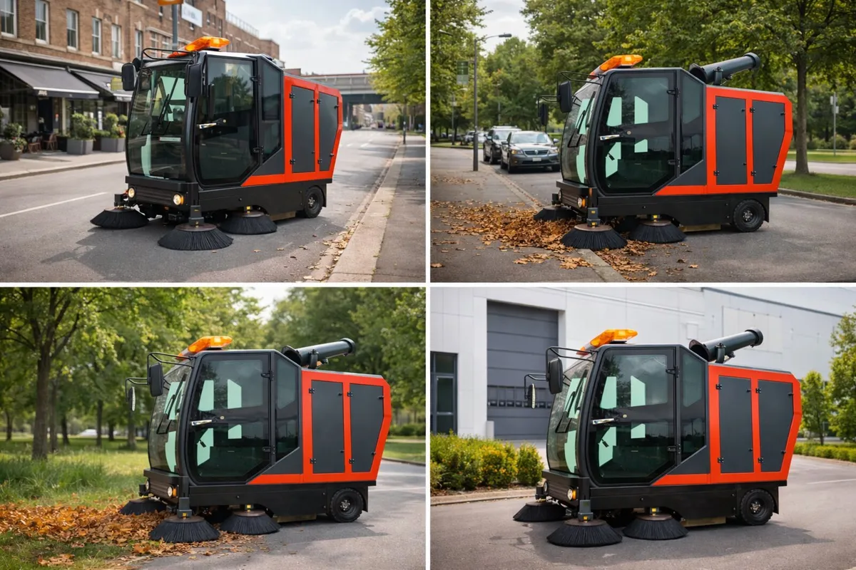 Enclosed Drive Cab Road Sweeper SKU PCS2100 - Image 4