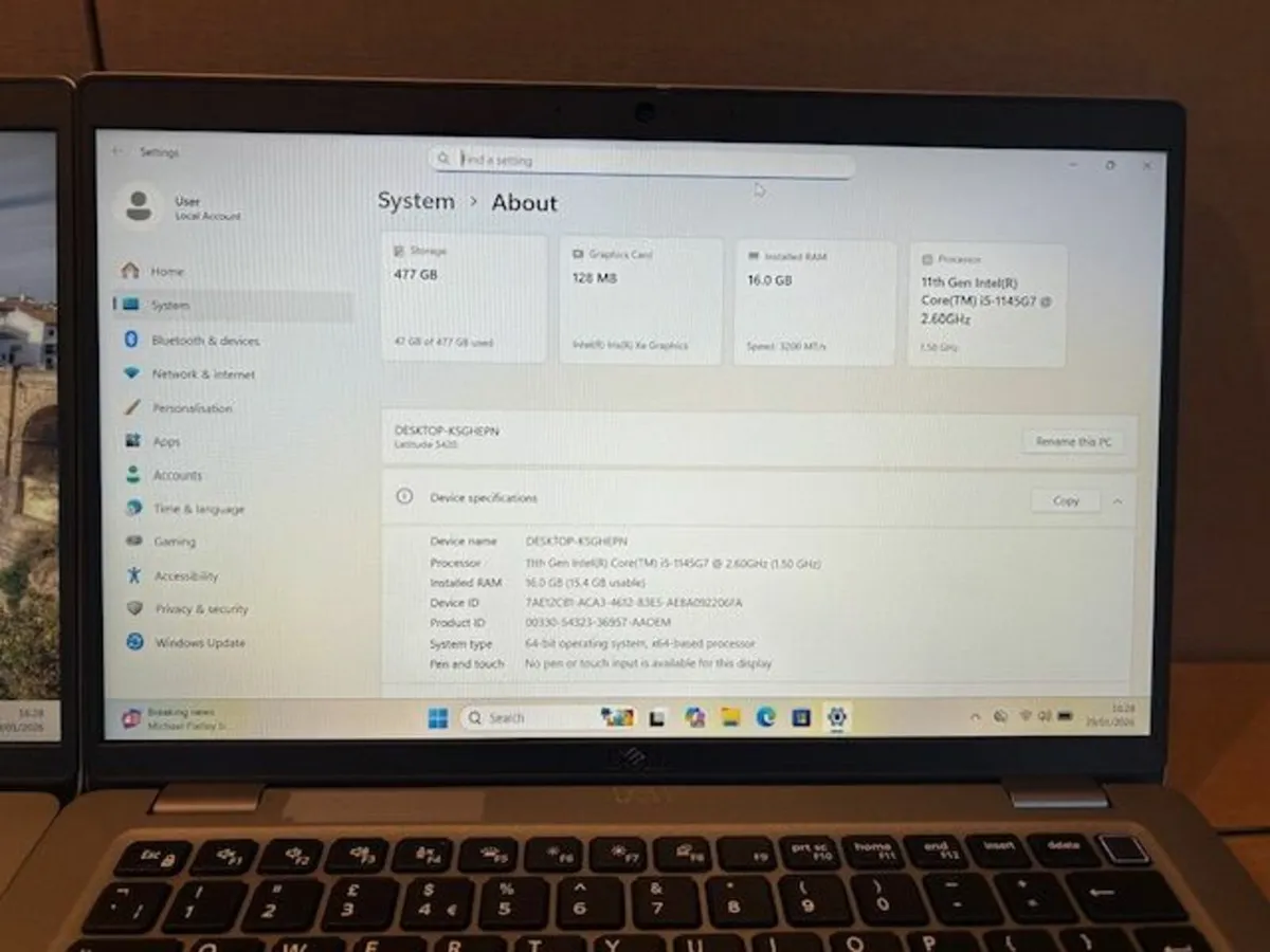 Dell Latitude 5420 i5-11th Gen-16GB 512GB SSD 11 P - Image 3
