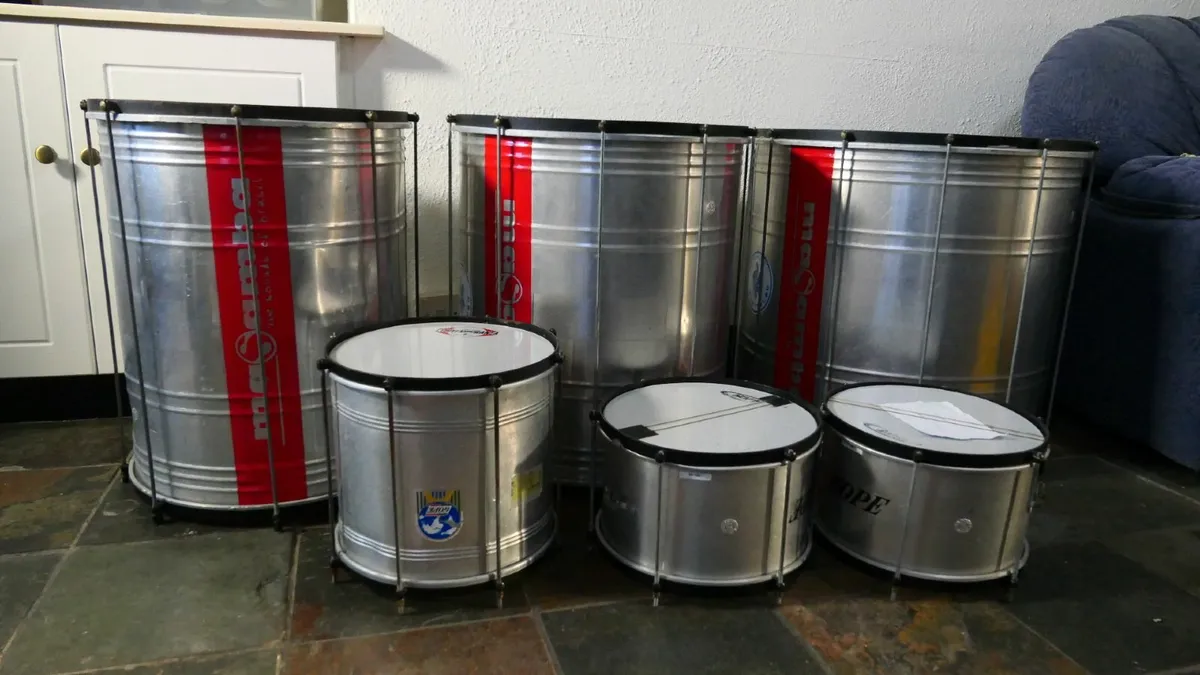 SAMBA DRUM KIT - COMPLETE SET - 10-12 MEMBER BAND - Image 2