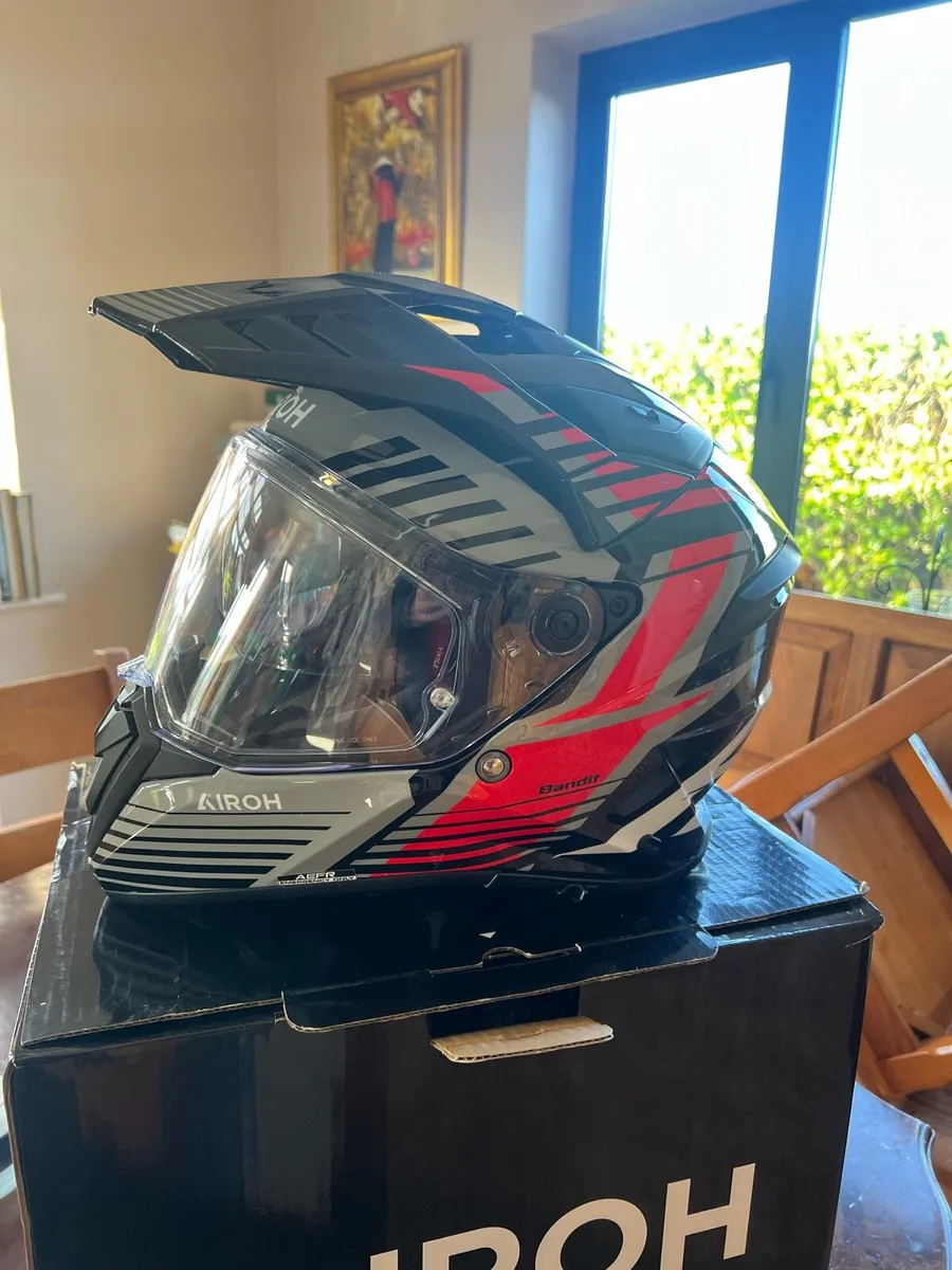 Adventure Helmet, Sports Jacket, Sports Boots - Image 1