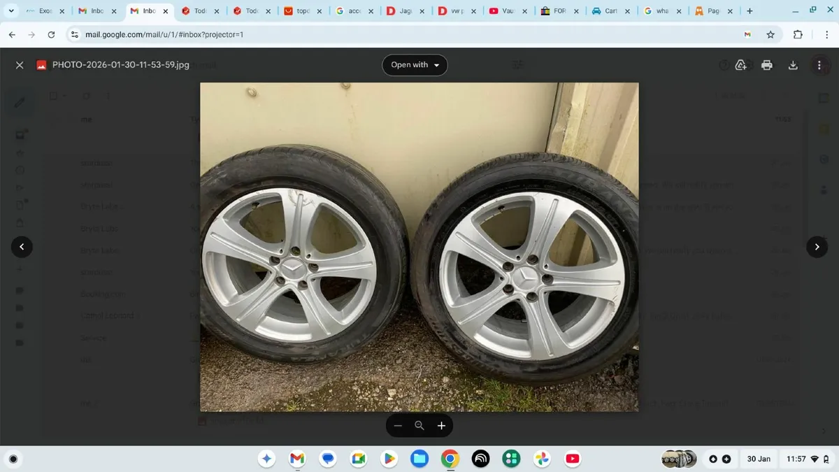 Mercedes Alloy Wheels 17in - Image 3