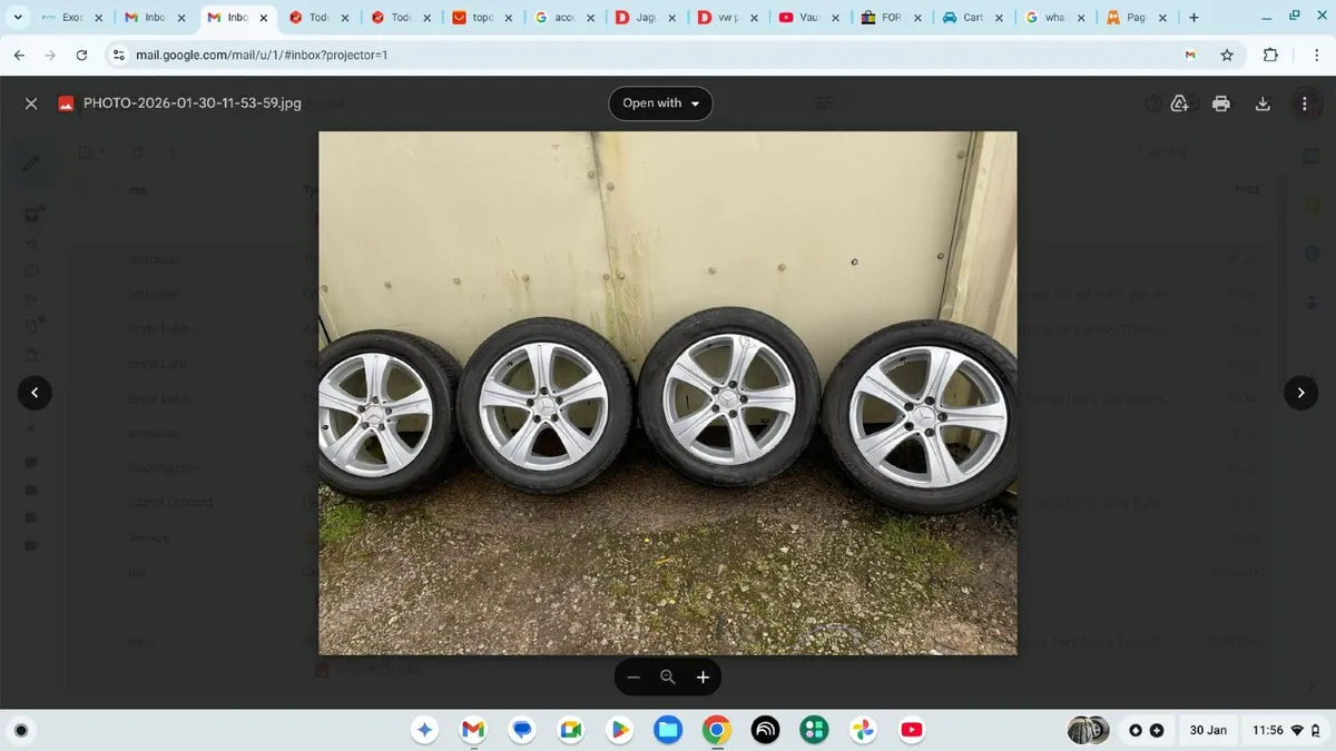 Mercedes Alloy Wheels 17in - Image 4