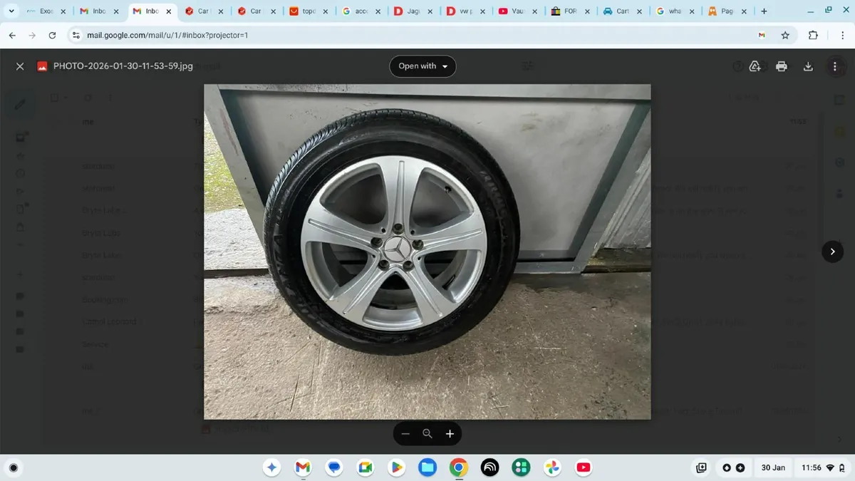 Mercedes Alloy Wheels 17in - Image 1