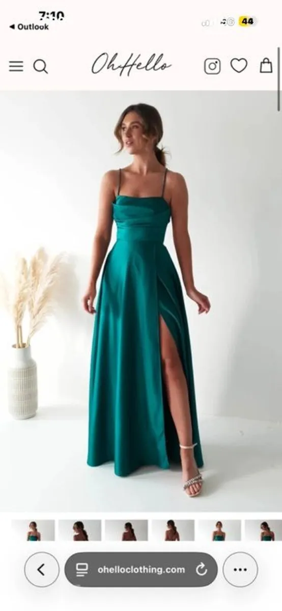 Teal Debs / Ty dress - Image 1