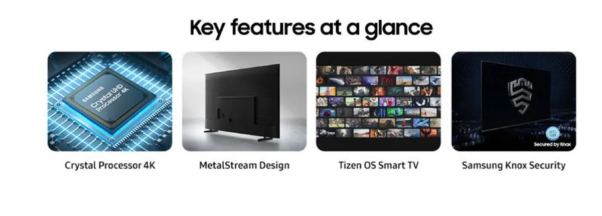 Samsung Tv 43 Inch Cu8070 Crystal Uhd 4k Hdr - Image 4