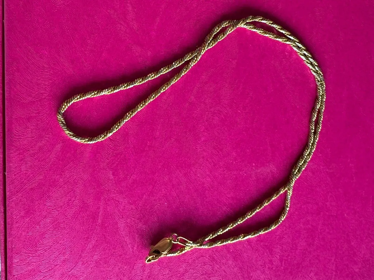 18ct gold necklace - Image 1