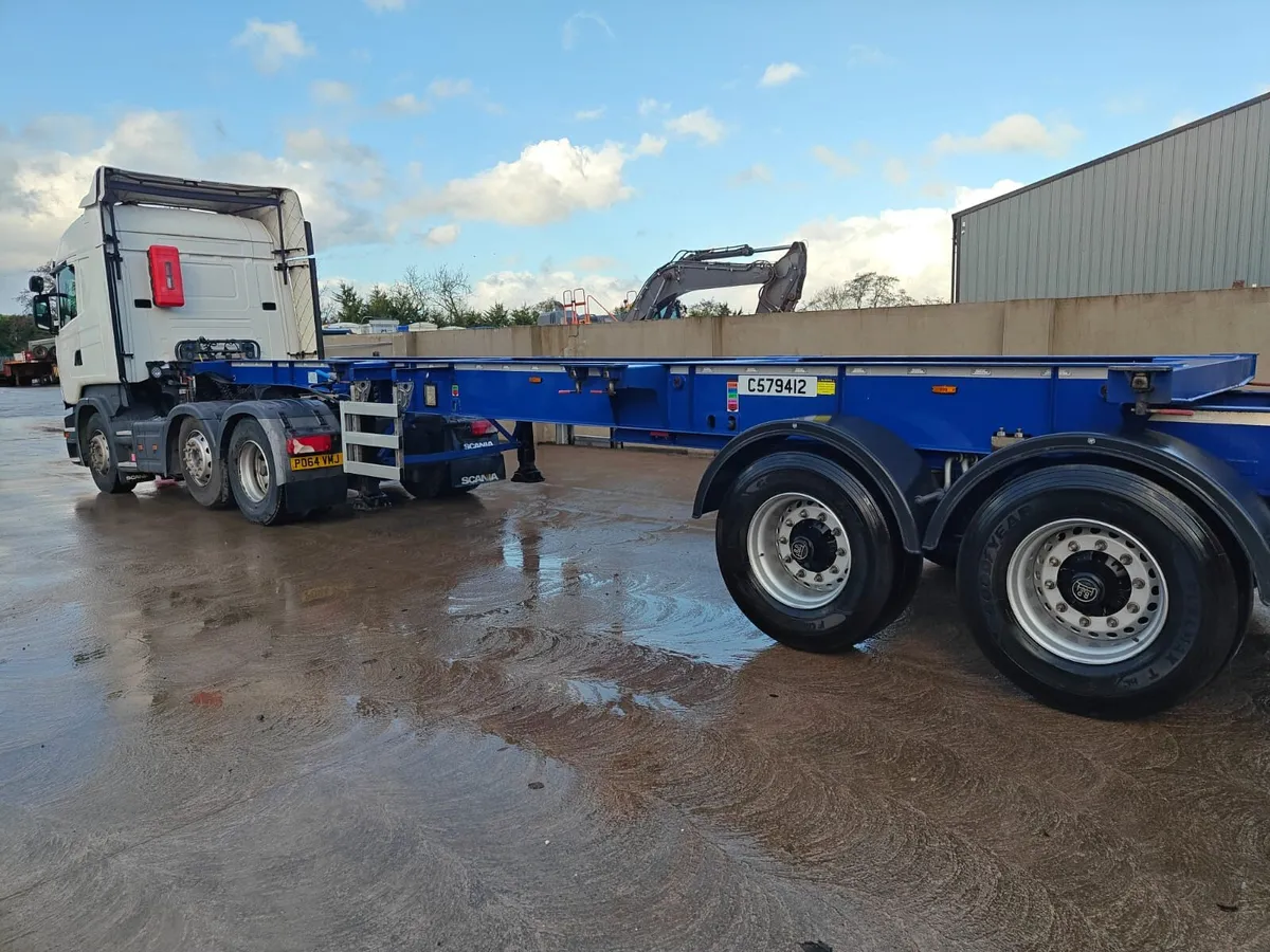 2023 SDC 45ft Sliding Skeletal Trailer - Image 4