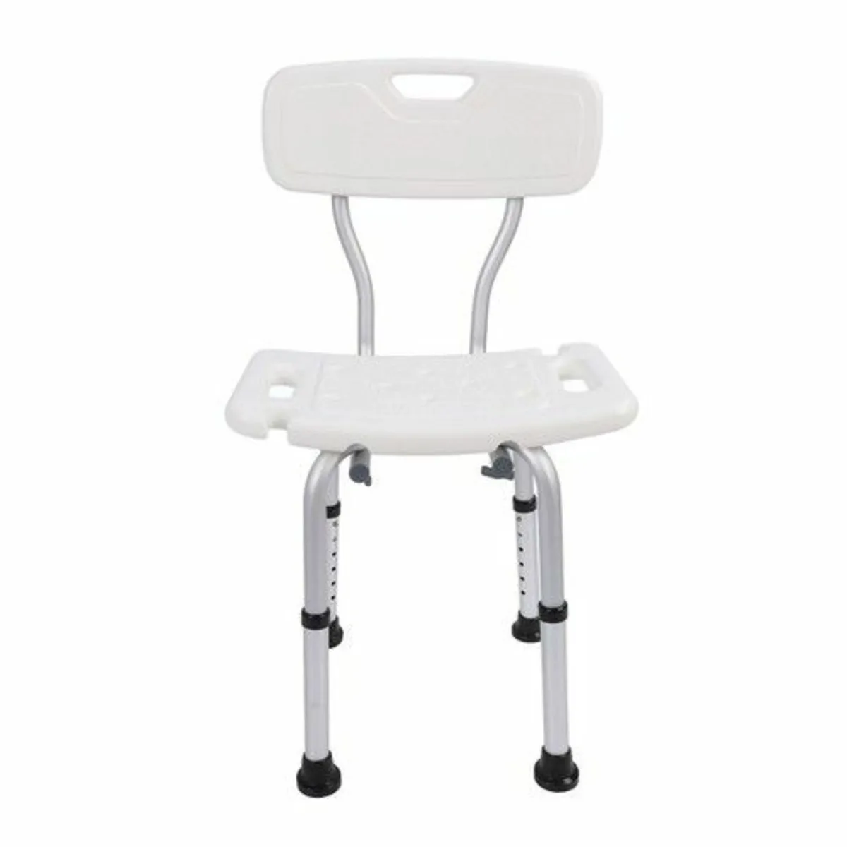Height Adjustable Bath Chair with Backrest - Image 4
