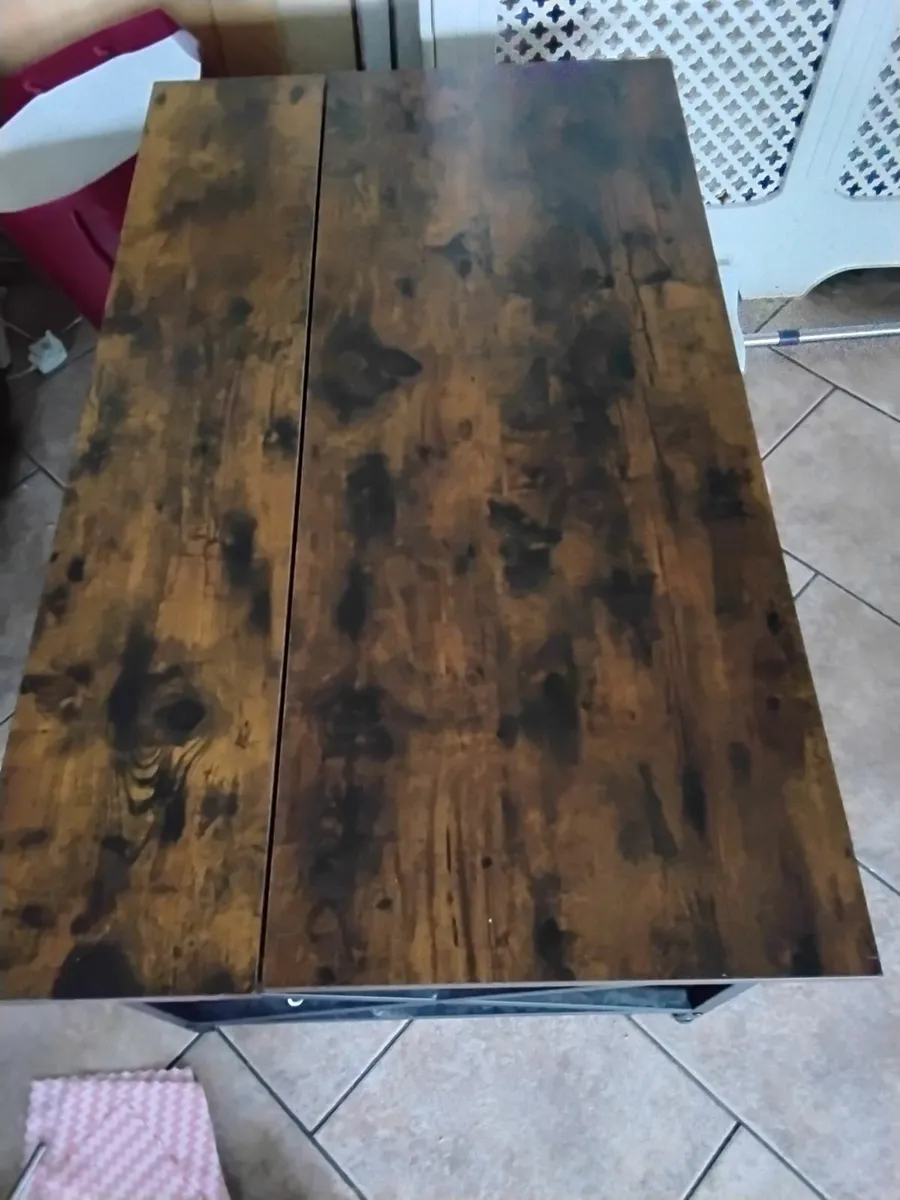 Cofie table with storage underneat nearly new - Image 1