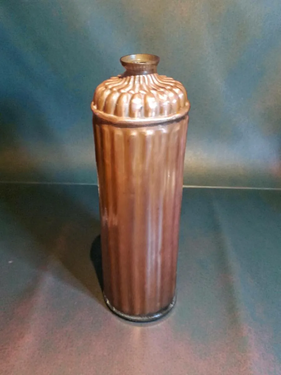 Antique copper hot water bottle - Image 1