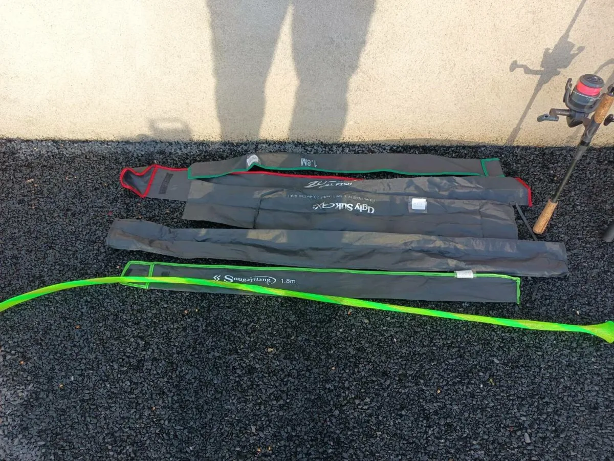 5 Fishing rods - Image 4