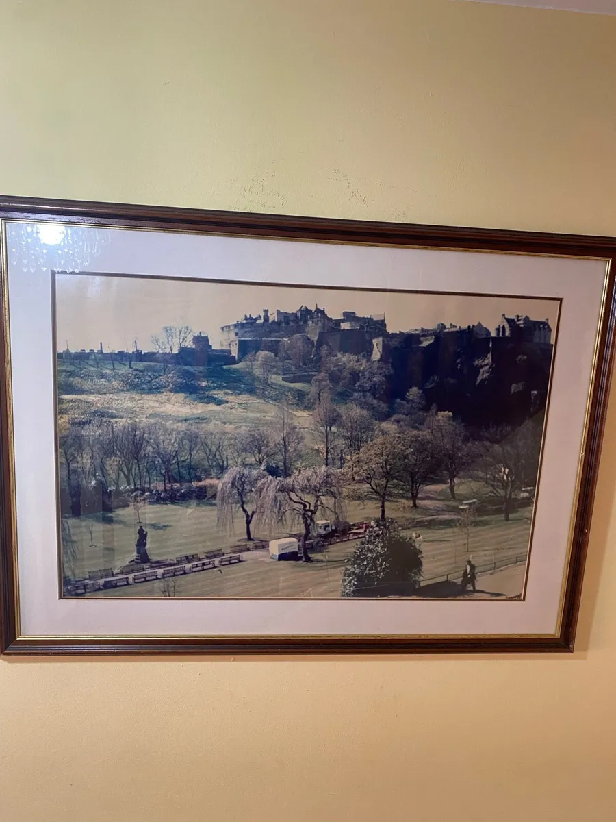 Beautiful Framed Landscape Artwork - For Sale - Image 1