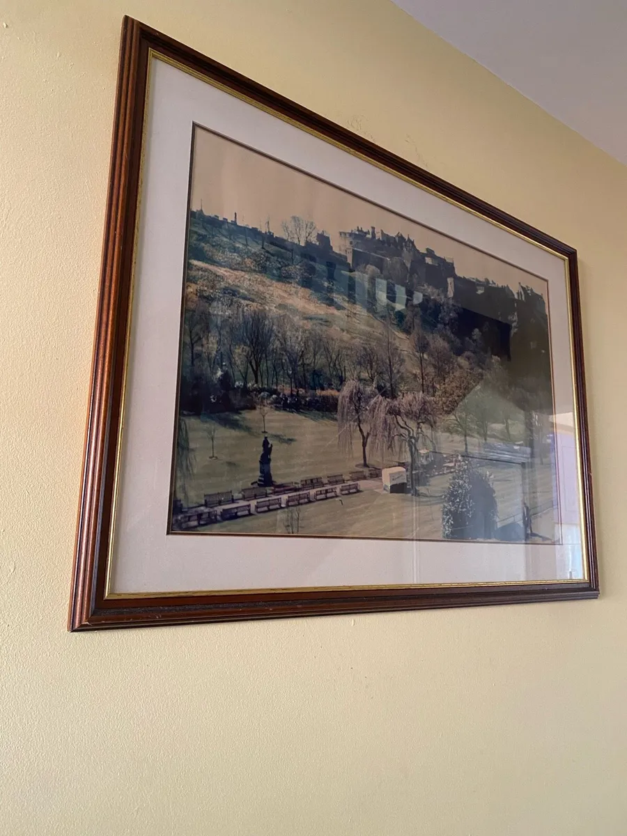 Beautiful Framed Landscape Artwork - For Sale - Image 2