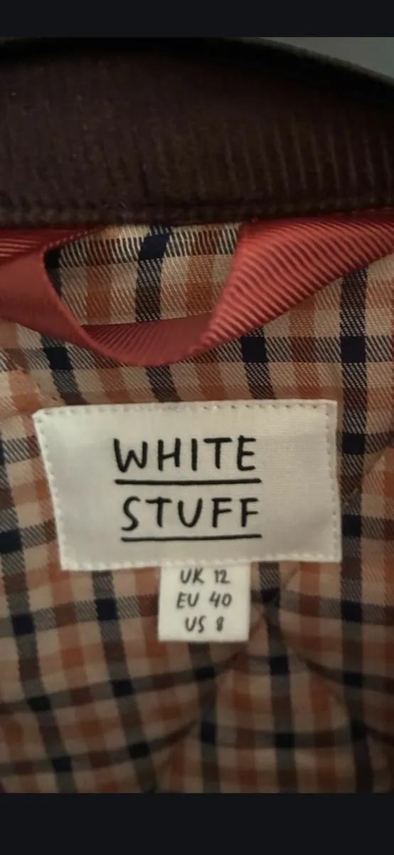 Ladies white stuff coat - Image 2