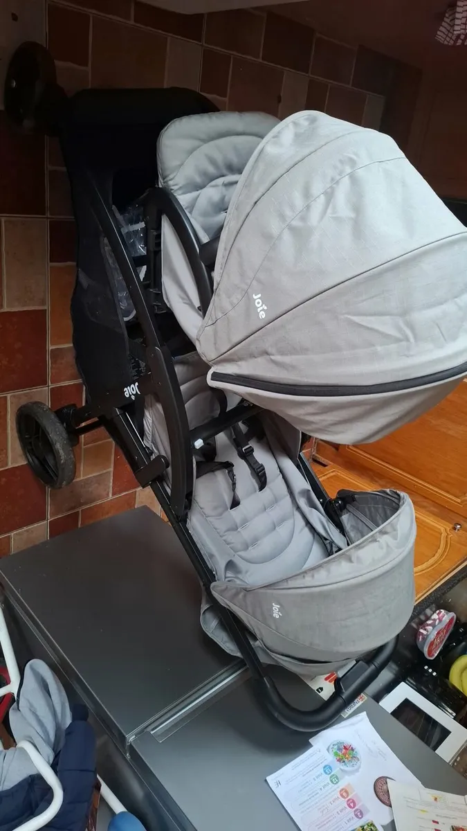 Joie Joie Car Seat and Double Buggy - Image 2