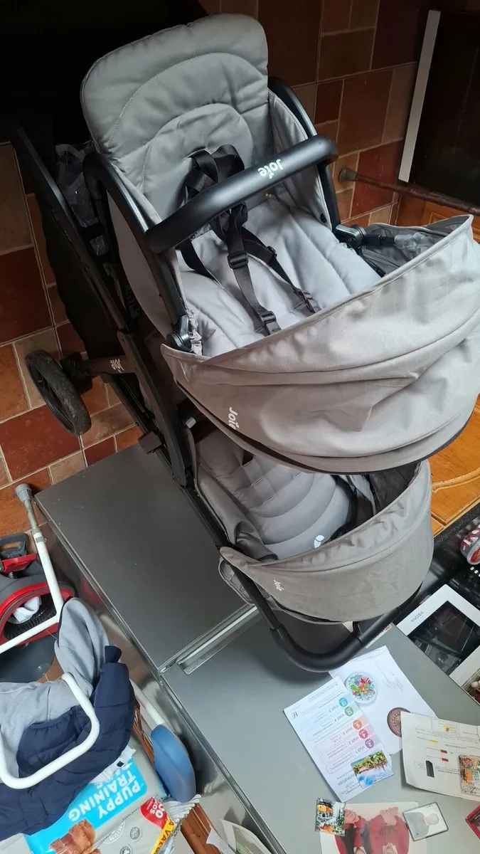Joie Joie Car Seat and Double Buggy - Image 3