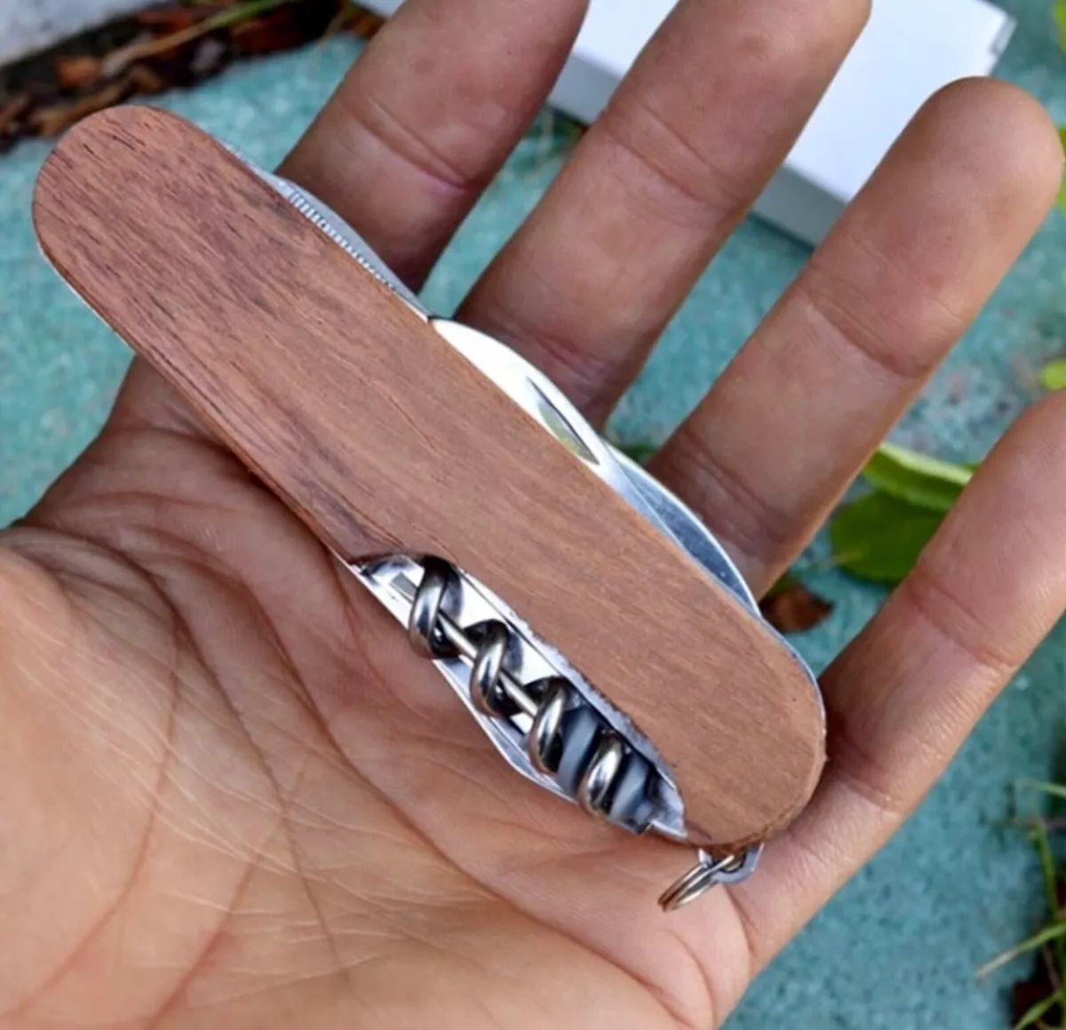 Stainless Steel and Wood multi Tool knife x 30 - Image 3